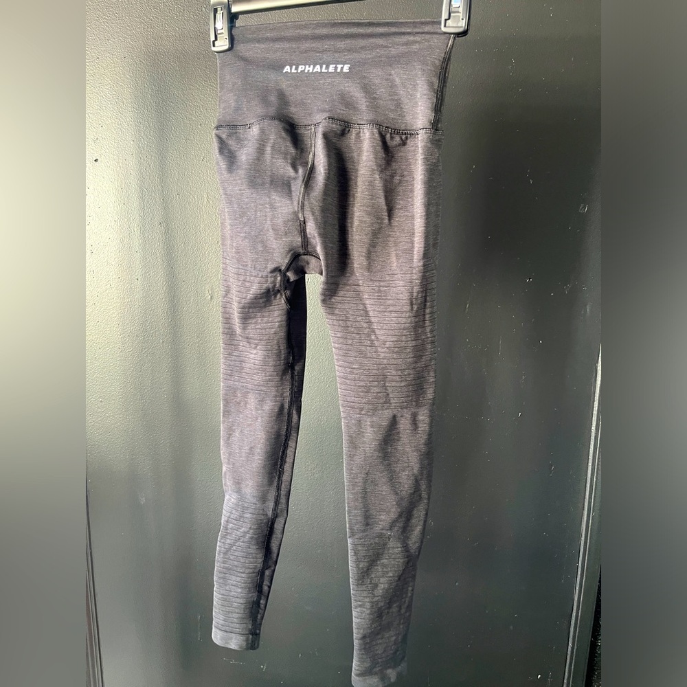 Alphalete Leggings Bundle Size Small Orange, Black, Grey - Picture 8 of 15